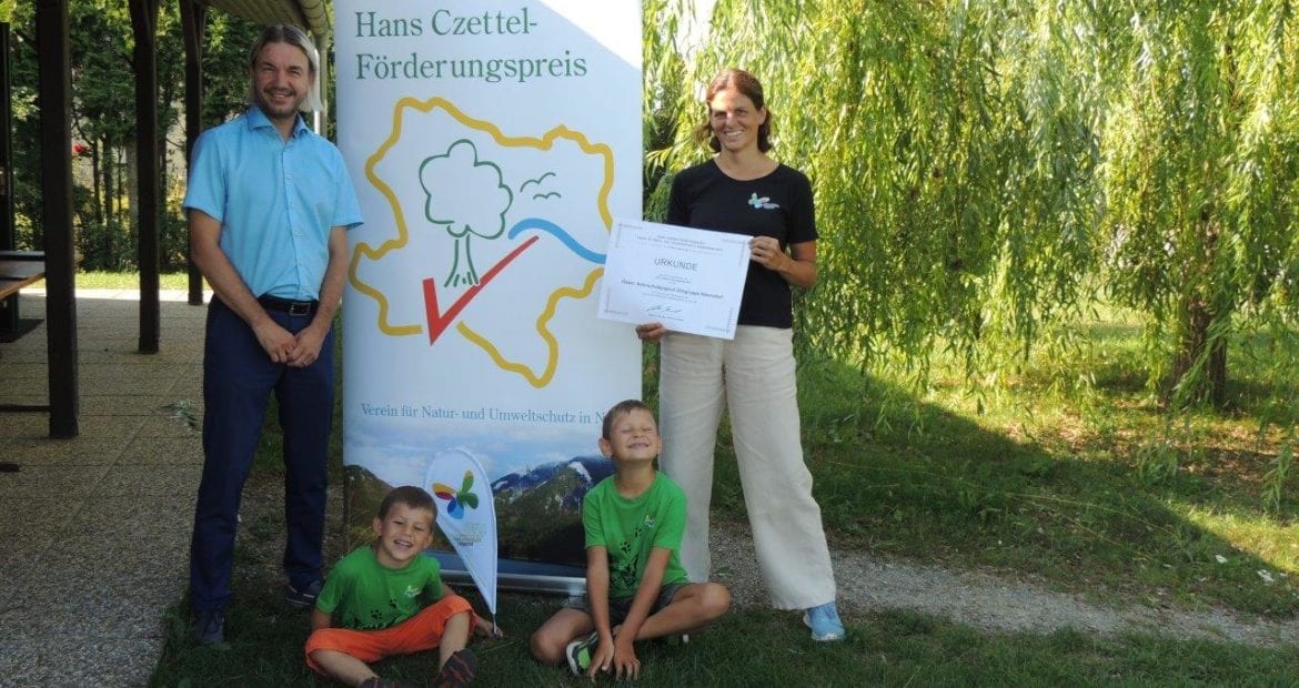 Hans-Czettel-Preis für Naturschutzjugend Hörersdorf
